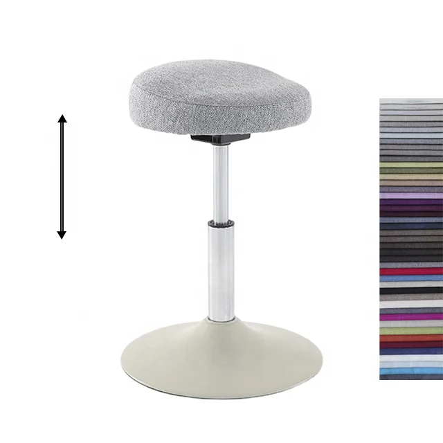 SEB High Quality Fabric Swivel Chair Ergonomic Squat Stool For Health exercise