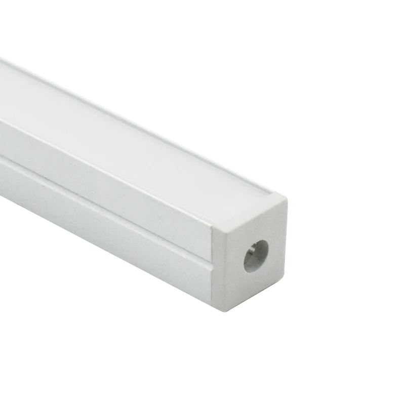 10x10mm Hot sale U Shape profile fittings led aluminum profile channel with diffuser cover