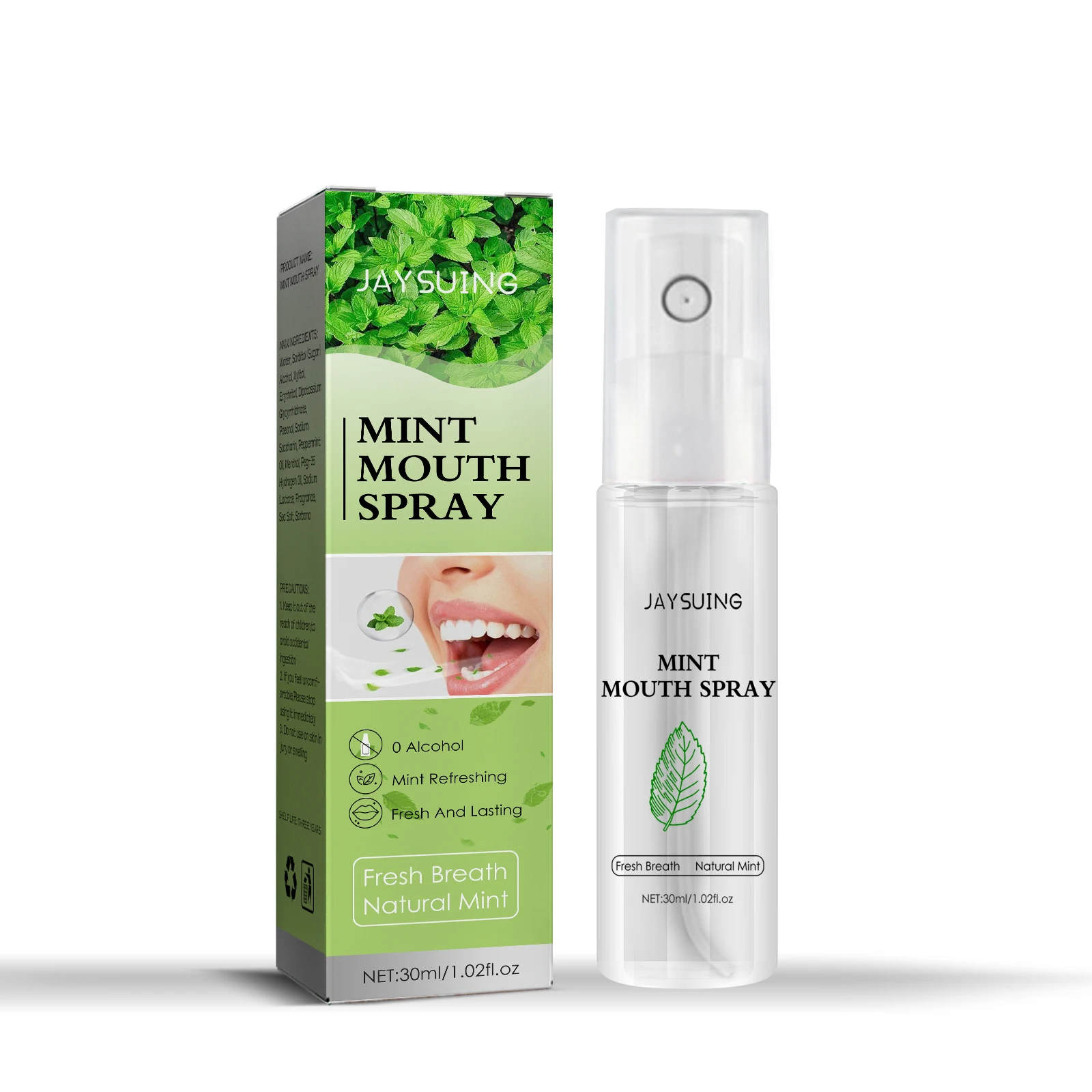 OEM Hot Sale Portable Mouth Refreshing Oral Care Persistent Fragrance Peach Oral Spray