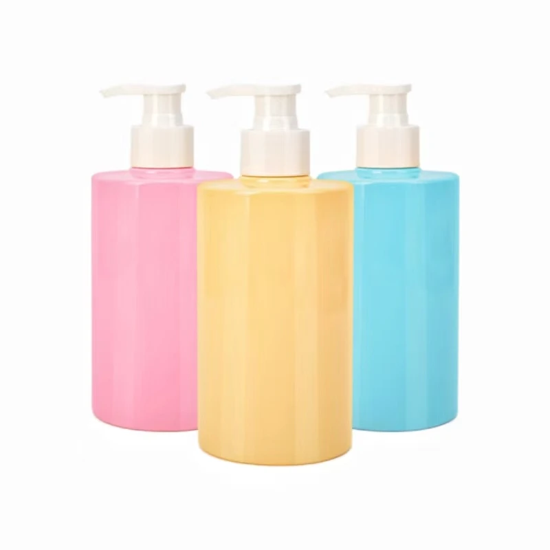 500ml1000ml transparent pet shampoo hair conditioner Bath Dew bottle cosmetic press sub-packaging plastic bottle