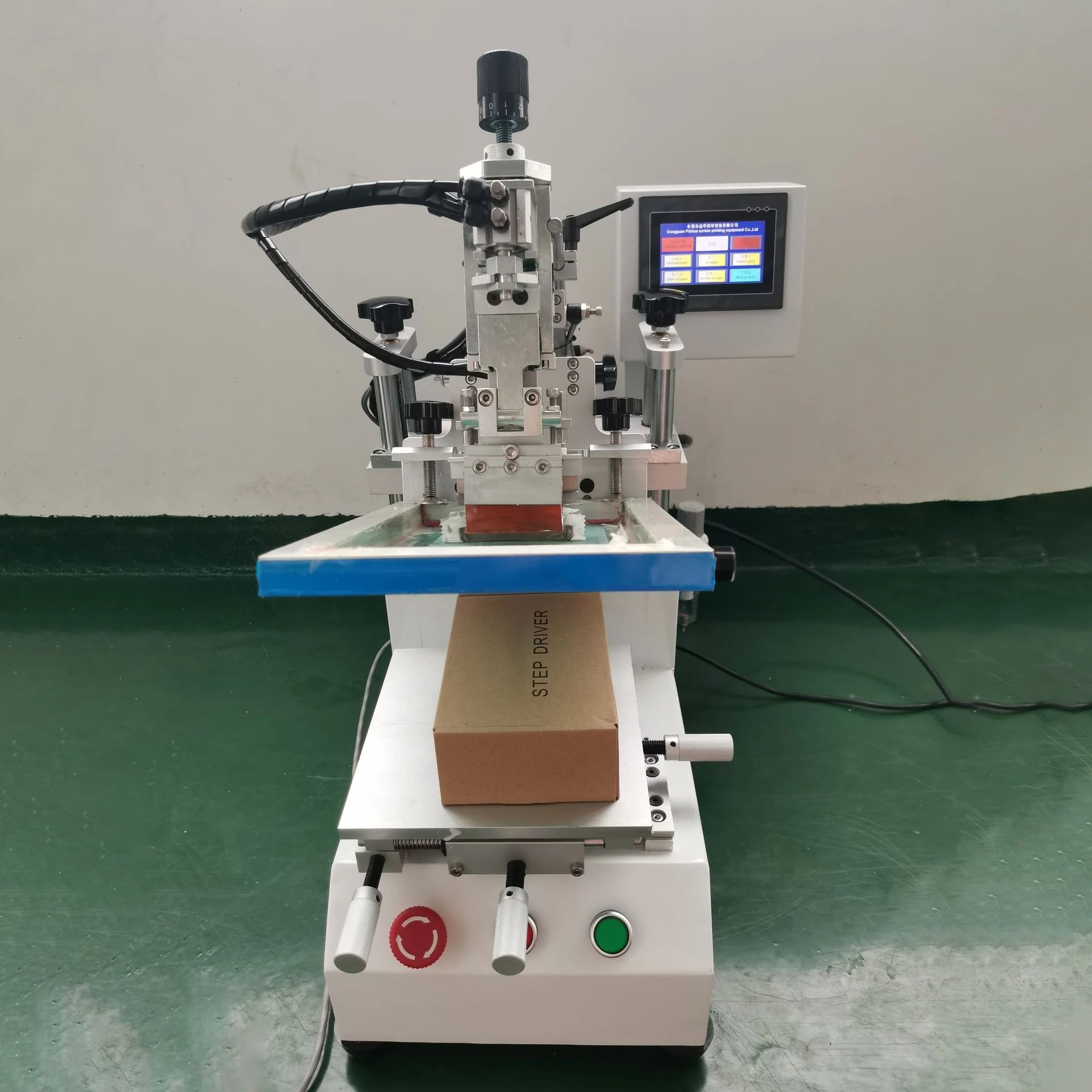 Semi Automatic Plastic Hardware Acrylic Screen Printer Sunglasses Shoe Pad Silk Screen Printing Machine