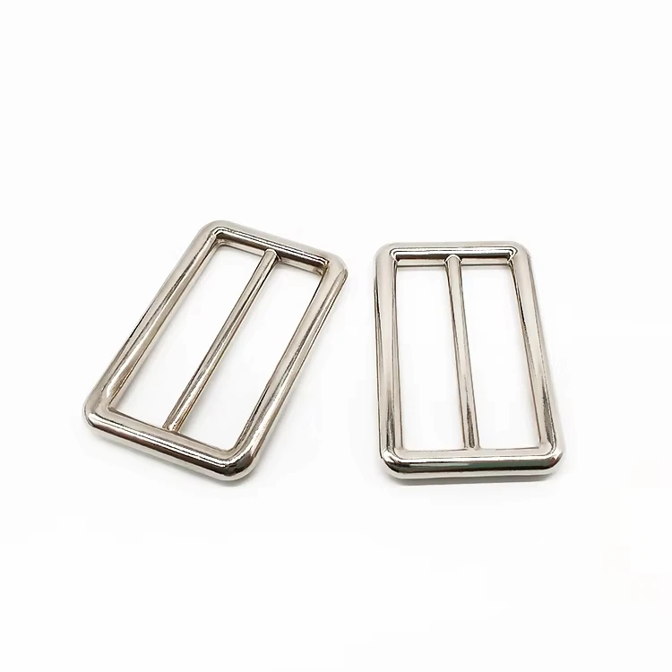 Wholesale China Manufacturers New Fashion Bag Backpack 37mm Square Ring Buckle High Quality Loop Belt Strap Metal Buckles