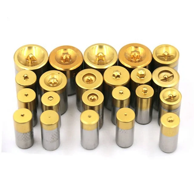 Hot-Selling Screw Forming Header Punch Pin Die Second Header Punch With Titanium Coated  For Stainless Steel Screw