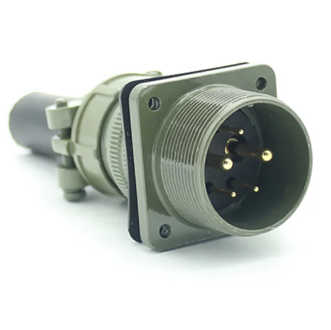 [GIET]MS3106A-22-12S 12P straight connector SGM7A MS3106A 5pin electrical waterproof military connector for yaskawa