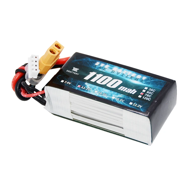 High Discharge Rate 1100mah 2200mah 5000mah Lipo Battery 3S 4S 6S li-ion Battery 25C 45C 60C Lithium Battery