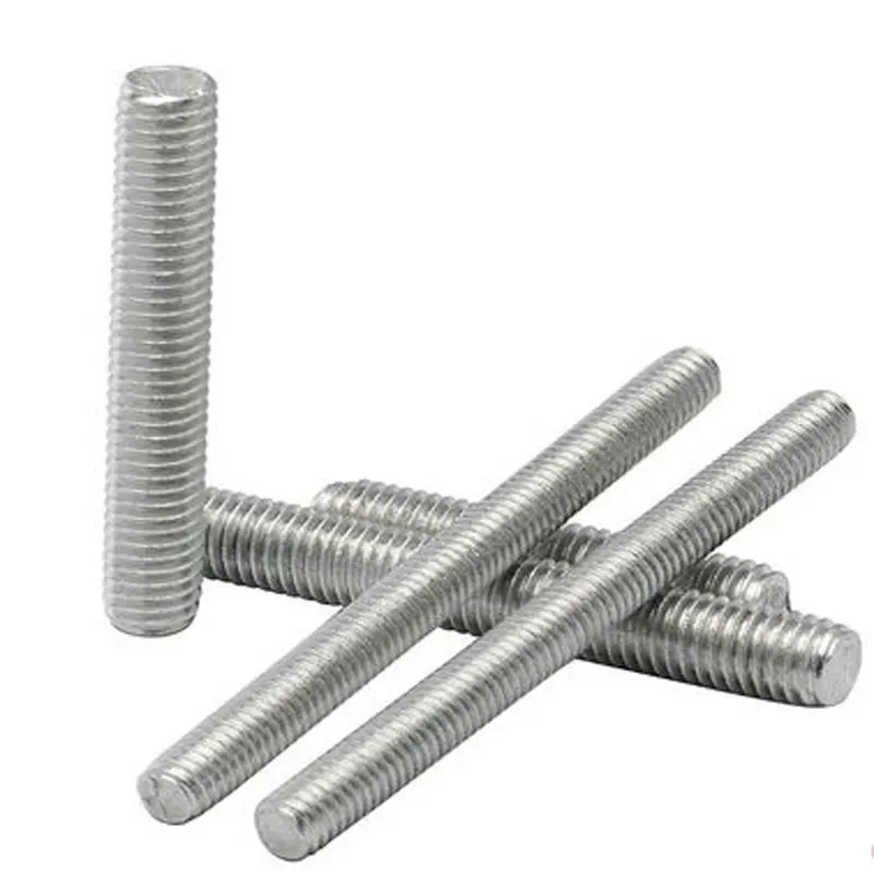 1/4 3/8 1/2 Good quality Aluminum 6063 7075 Full Threaded Stud Bolt Threaded Bars