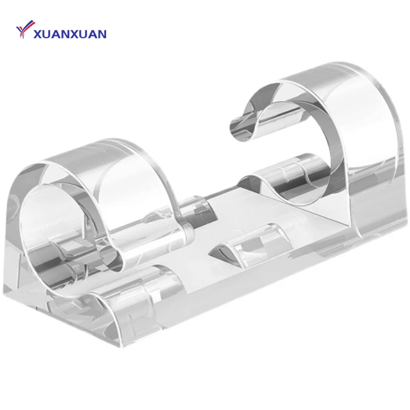 Environmentally friendly transparent  self-adhesive cable clips organizer and 3m finisher wire clamp