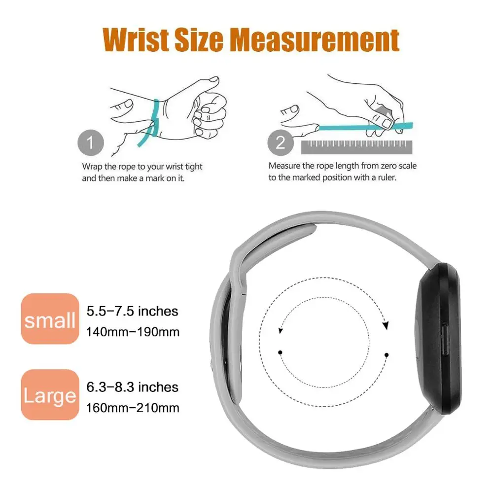 High Quality Soft Silicone Secure Adjustable Band For Fitbit Versa/Versa Lite Band Wristband Strap Bracelet FitBit Watch Straps