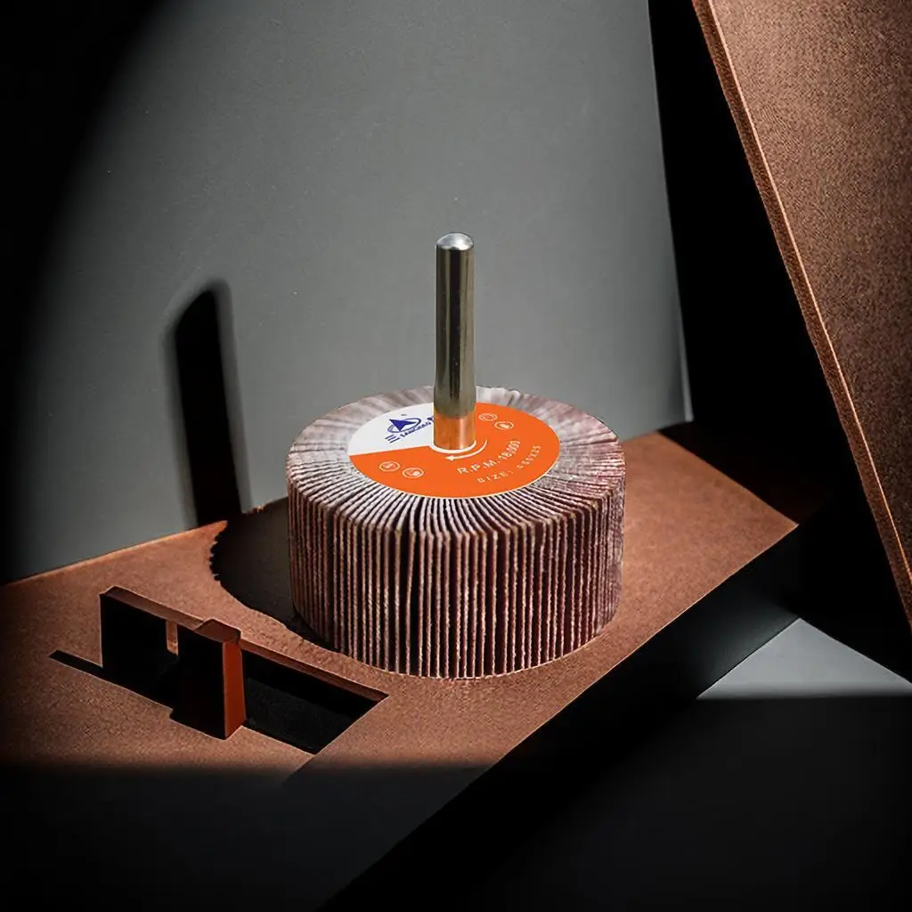 Mop Wheel Abrasive Flap Wheel With Shaft for polishing stainless steels