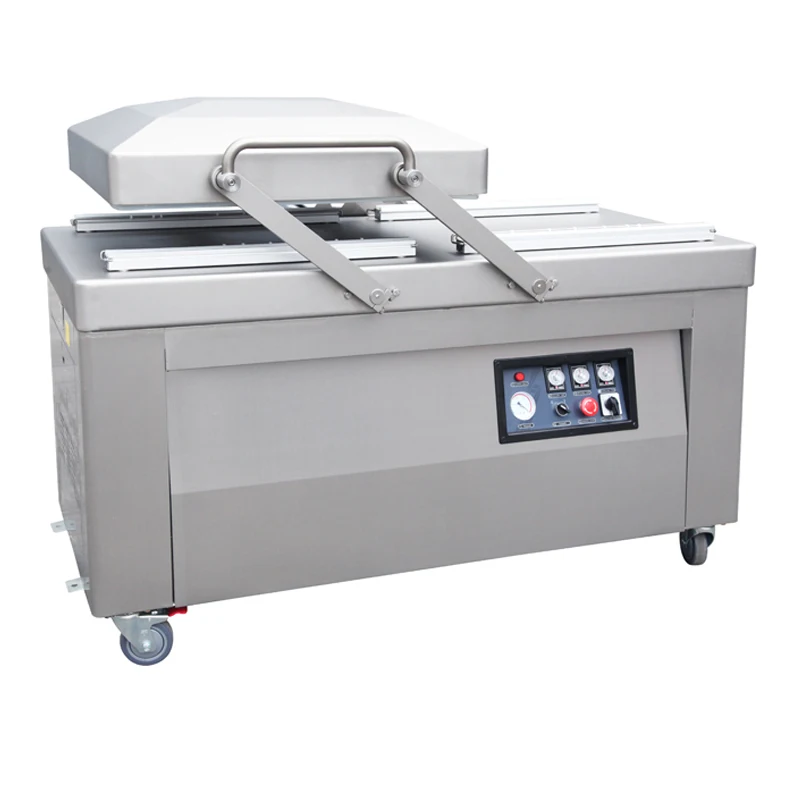  HVC-610S/2B Hualian супермаркет CE новое условие двойной упаковочная машина для упаковки вакуумной