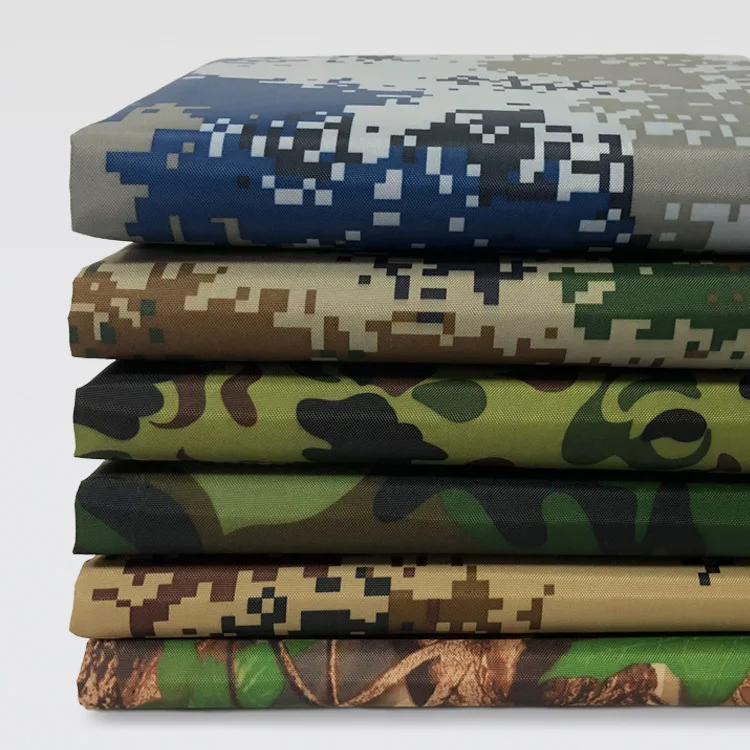 Высококачественная ткань 420D оксфордская нейлоновая с ПВХ покрытием oxford camo принтом для улицы