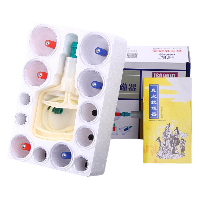 High Quality Hacamat Seti Plastic Hijama Cupping Kit Manual Vaccum Cupping Set Cupping Hijama Set