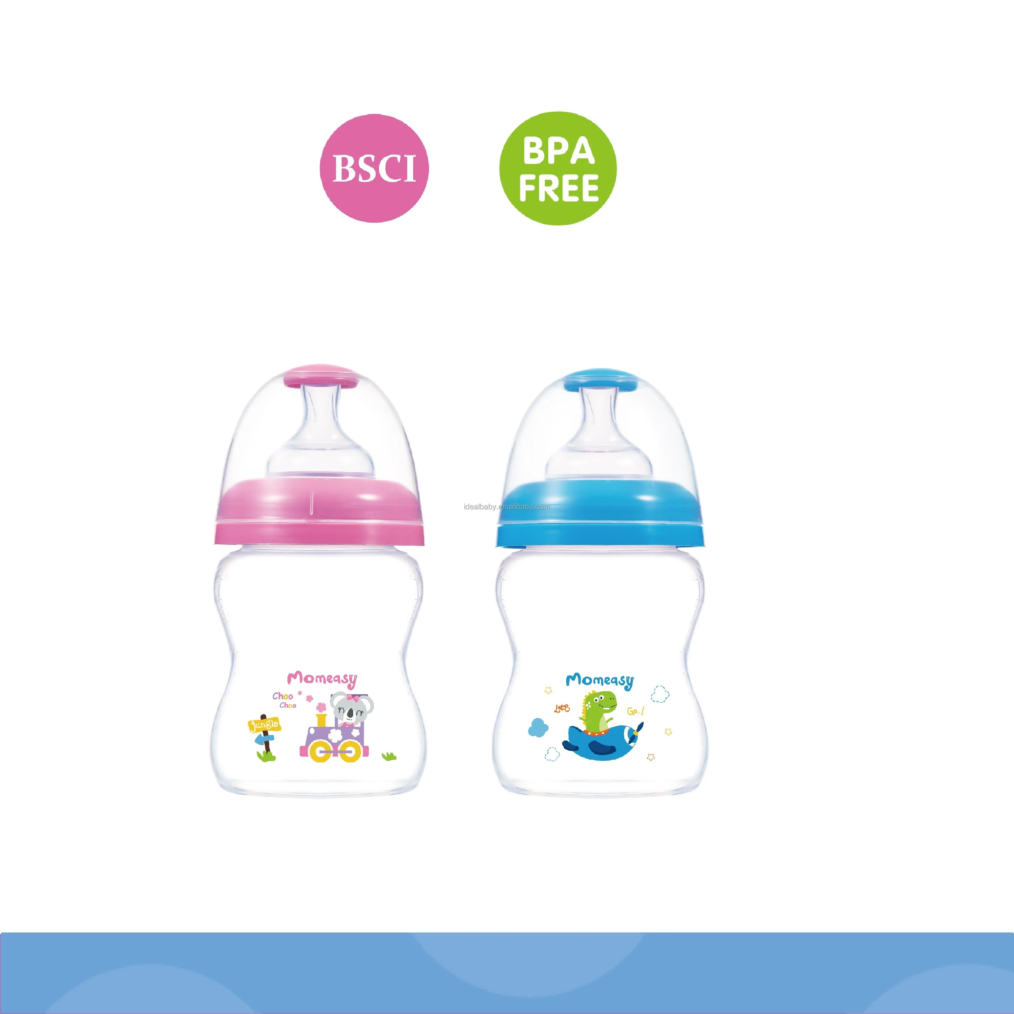 5OZ/150ML PP Wide Neck Baby Feeding Bottle