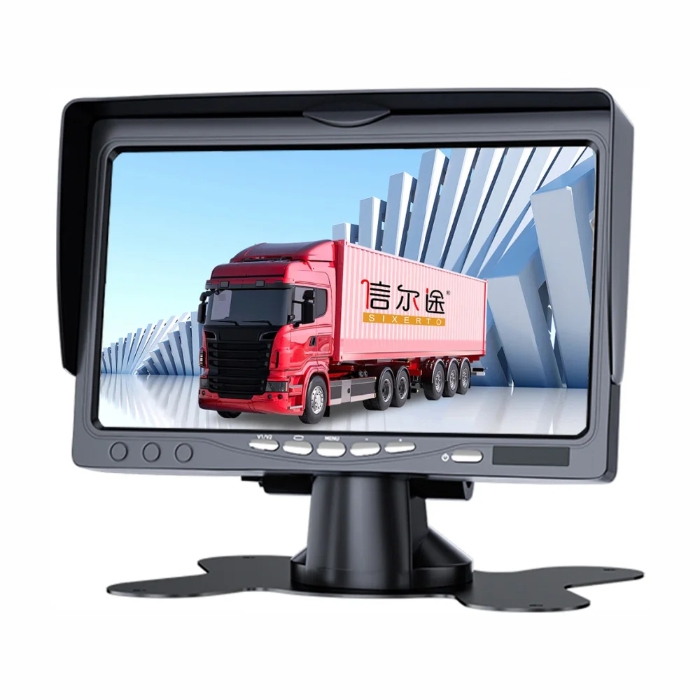 Car Monitor Factory Direct Sale Portable 1024*600 Lcd 7 Inch TFT LCD Monitor for Car Reversing Aid 7inch Universal TN/ IPS