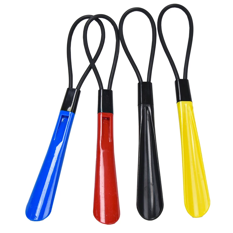 Cheap price wholesale customized logo colorful women man plastic shoe horn with long handle