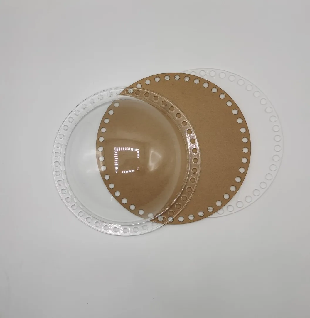 Acrylic Bottom Bags for DIY Basket Weaving Supplies Craft Creation Home Decoration