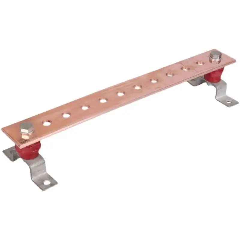 High-quality electrically grounded copper busbar/flat pure busbar connectors