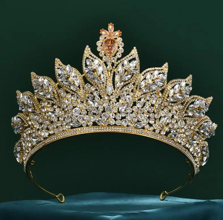 Cross-border Europe The United States High-end Luxury Zircon Design Wholesale Girls Tiaras And Crowns Cheap Tiara