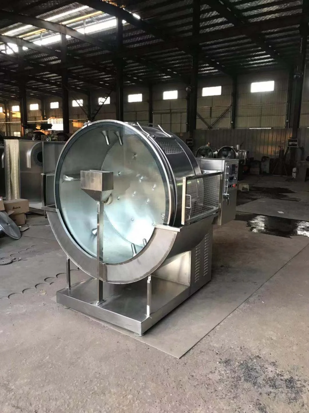 tannery equipment D600 by 300 stainless steel comparing lab drum/leather machine