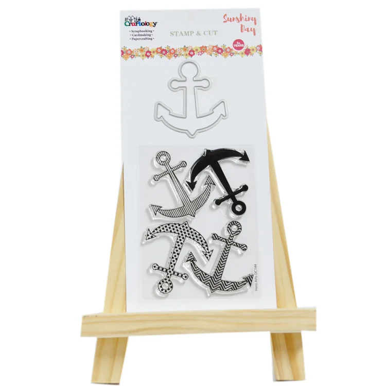 Animals Metal Cutting Die and Clear Stamp Set for DIY Scrapbooking
