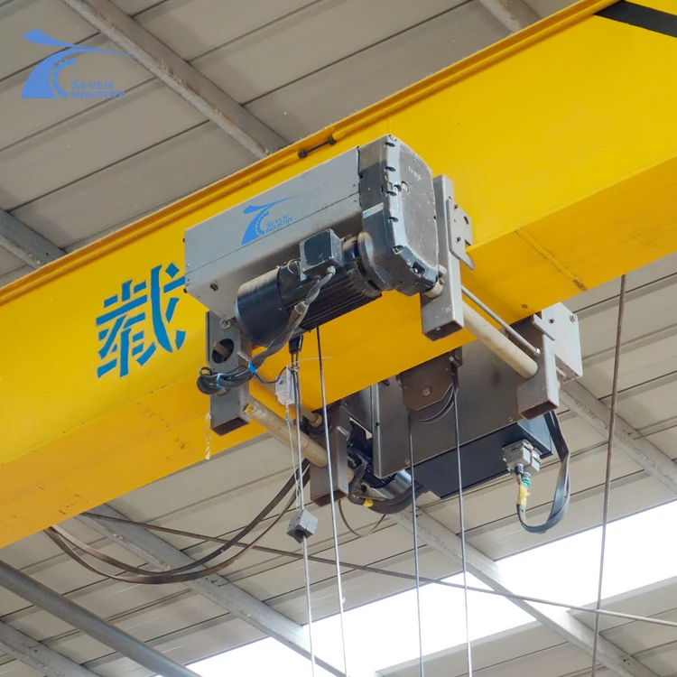 narrow space aisle low height mini single girder remote control overhead crane bridge crane for sale