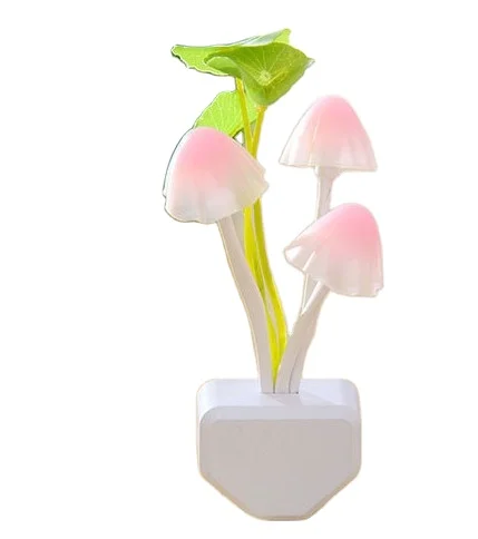 High Quality Kids Sensor Led mushroom night light Mushroom Lamp by Baby Bits Plug-in LED Mushroom Dream Bed Lamp