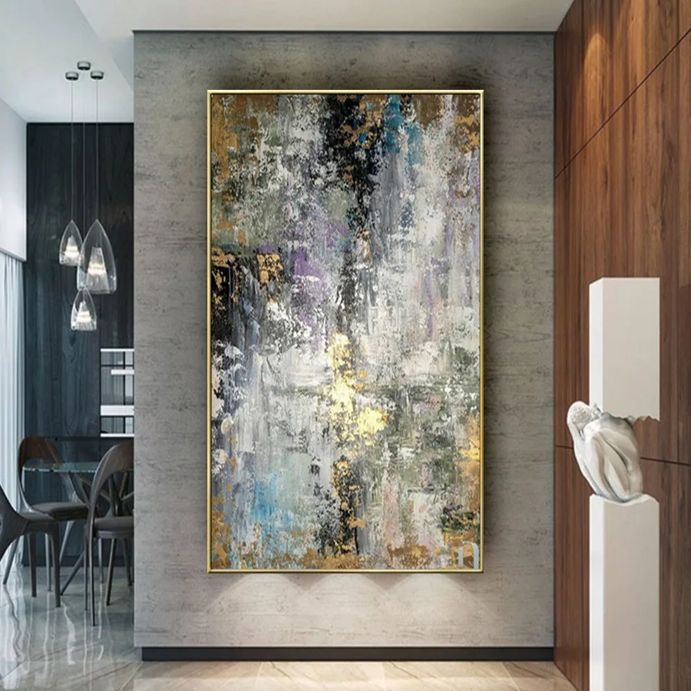 100% Hand-painted Nordic Style Room Decor Oil Painting Handmade Oil Painting Abstract Oil  Art