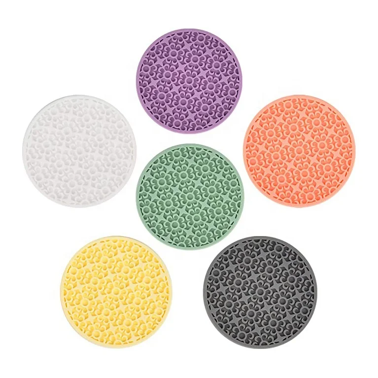 High Quality Coffee/tea/wine Cup Mat Pad Drink Coasters Wholesale Custom Rubber Silicone Coaster