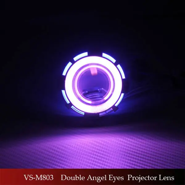 VISION Car headlight Motorcycle angel eye bi xenon projector lens