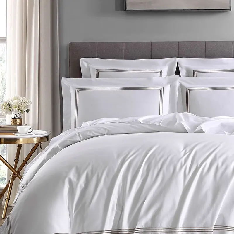 Factory Price 100% Mulberry Silk Bedding Sets Home Hotel pillowcase Bedsheet Good Quality