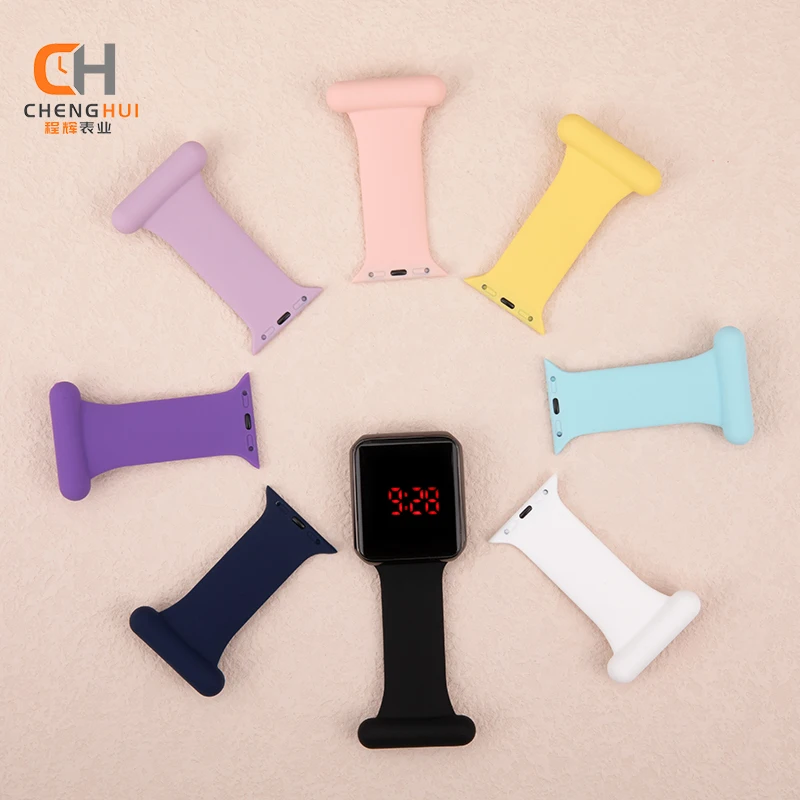 High quality Customized Stainless Steel Lapel Pin Brooch Muilt-color Student Pocket Nurse Watch