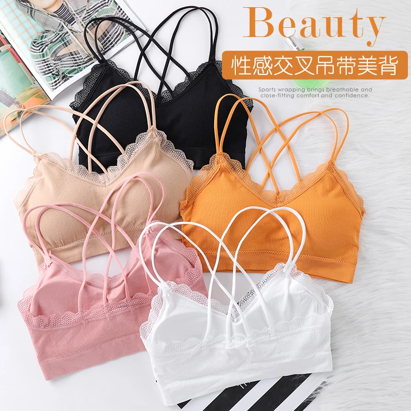 Новое поступление, женский сексуальный кружевной топ, красивый бюстгальтер с поясом на спине, нижнее белье, женский жилет на бретелях