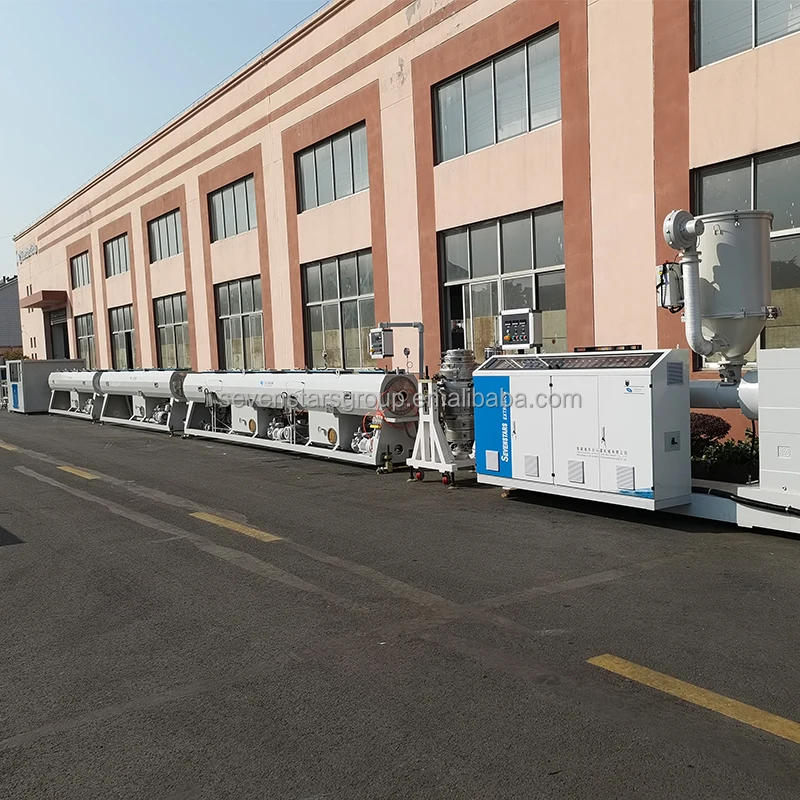 Automatic Plastic PE HDPE PPR Plastic Pipe Production Line Making Machine Machine with Pump Motor  Engine Core Components