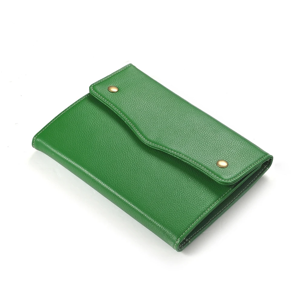 Custom A4 Legal Pad Word Padfolio File Folder PU Leather Binder Portfolio for Business Documents Customizable Word Pad Folder