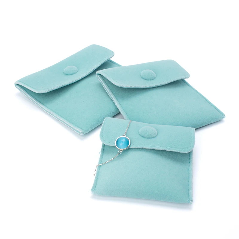 Фабричная упаковка для ювелирных изделий с индивидуальным логотипом, бархатная сумка-конверт, сумка для ювелирных изделий
