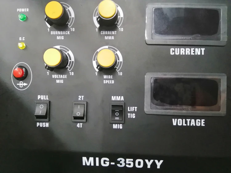 300 Amp Mig Welding Machine Igbt Inverter Mig Double Pulse Heavy Duty Arc Welding Machine