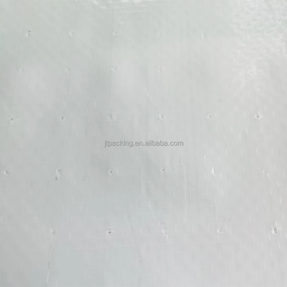 PP Woven Transparent Flour Packing Empty Sacks Bags for Feeds Rice Grain 20 25 50kg