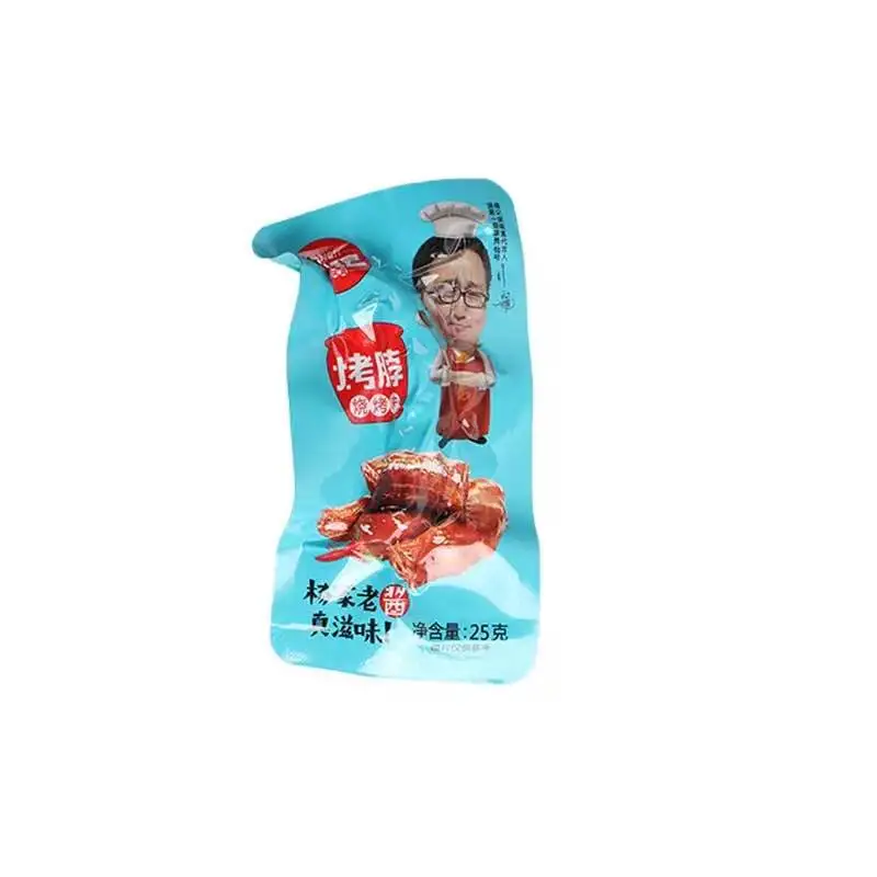 
2021 hot-selling barbecue flavor grilled neck 25g* bag vacuum packaging delicious net celebrity healthy snacks 