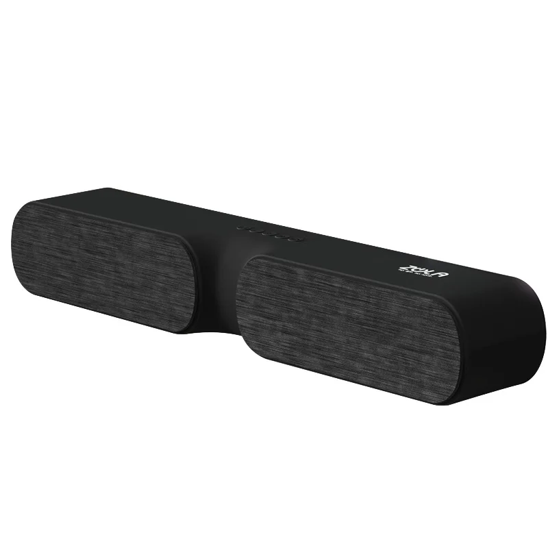 
ZOLA Power Boom High Quality 10W Sound Bar LED Logo Deep Bass Stereo Home-style Home Theatre System Wireless Speaker 