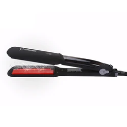 UOOTY steam hair iron 2 inch Titanium plate flat iron 450 degree infrared ionic steam hair straightener