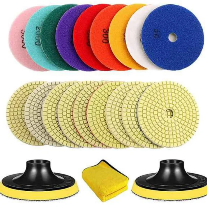 4 inch marble water grinding disc set diamond jade stone stone water grinding disc