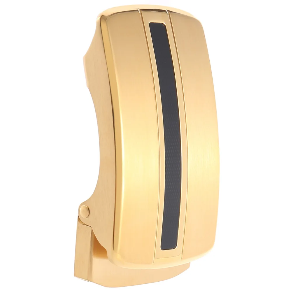 High quality automatic denim with solid brass buckle