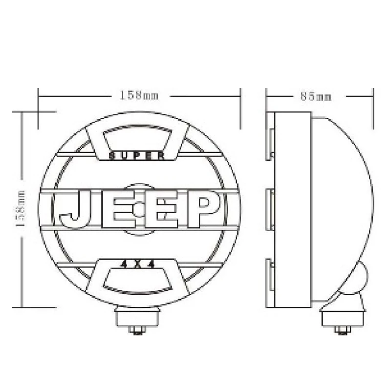 Huiguang 2020 6 дюймов 30 Вт мотоцикл светодиодный проектор фары с тремя маски