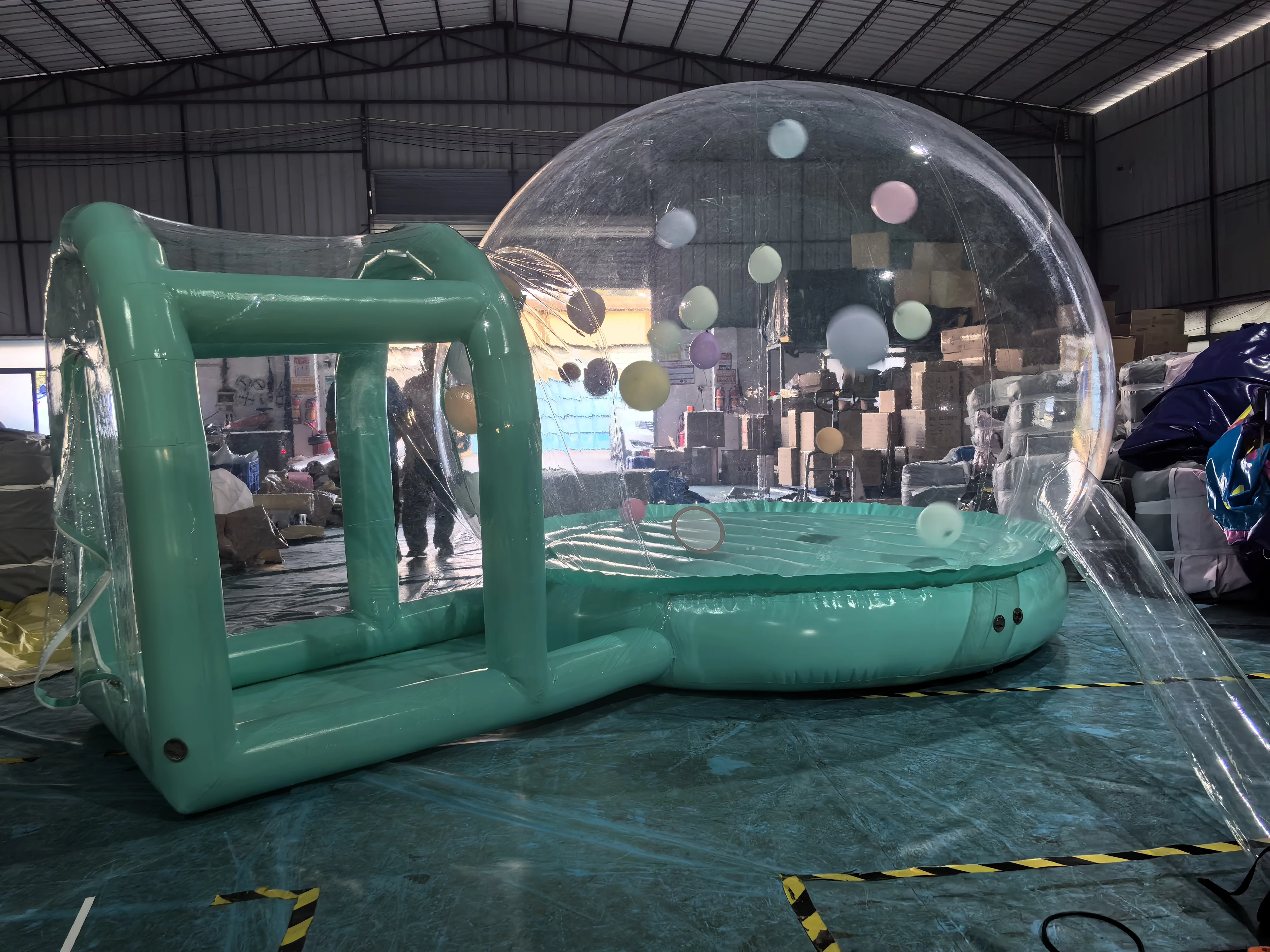 In Stock Jumping Bouncy Bubble House Pvc Transparent Inflatable Bubble Tent House 3m 4m 5m Bubble Bounce House For Kids
