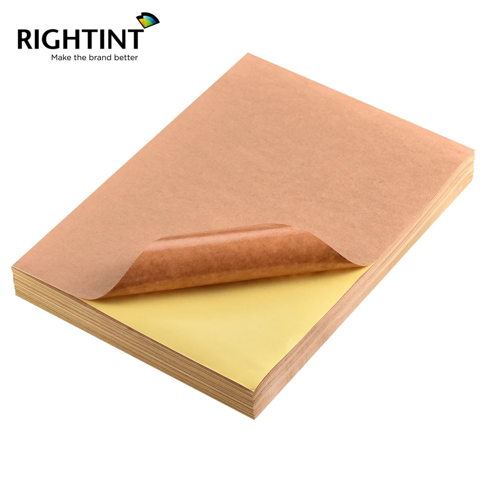kraft paper customized brown self adhesive kraft paper tape for printing and packaging