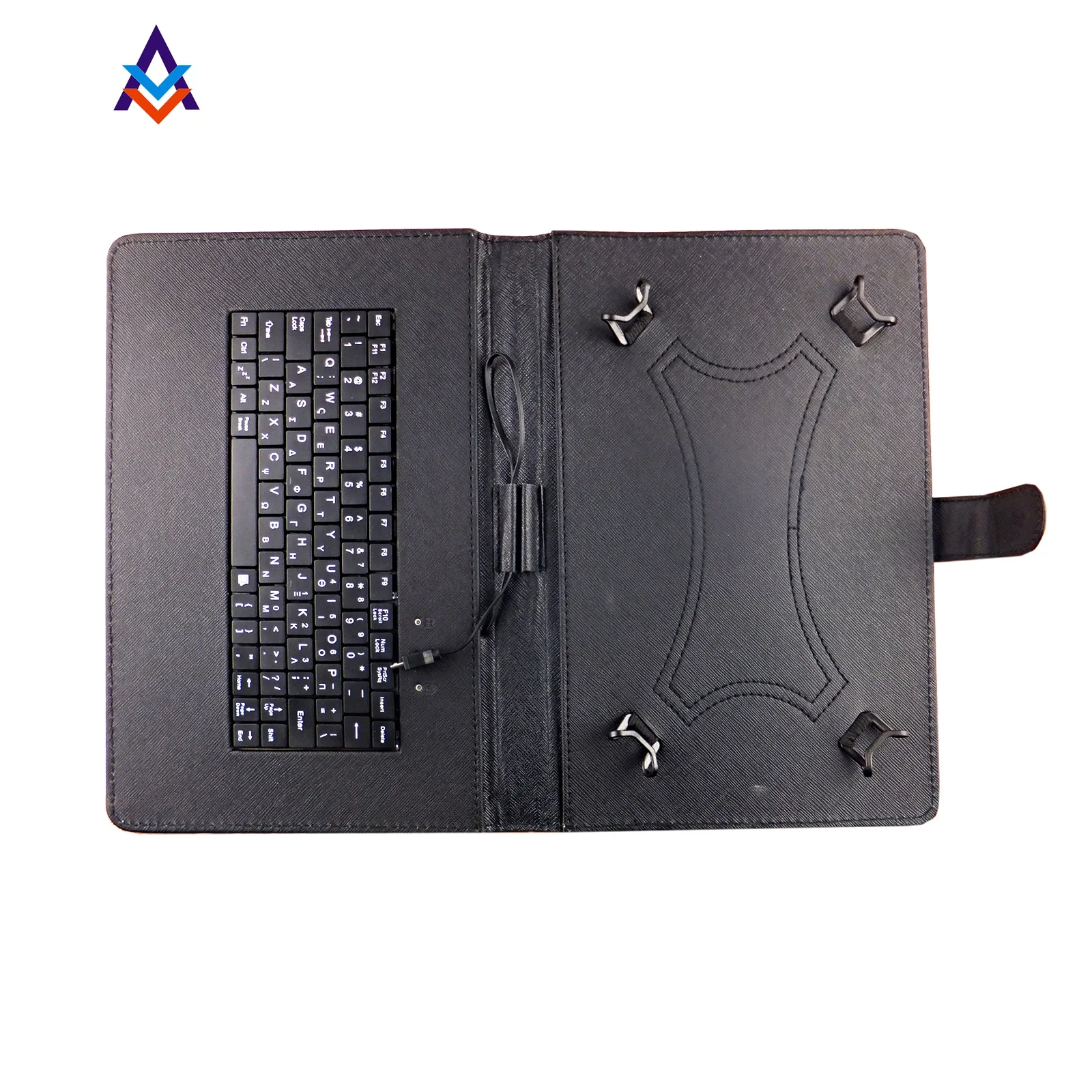  Universal Folding Leather Folio Case with Micro USB Keyboard for 7