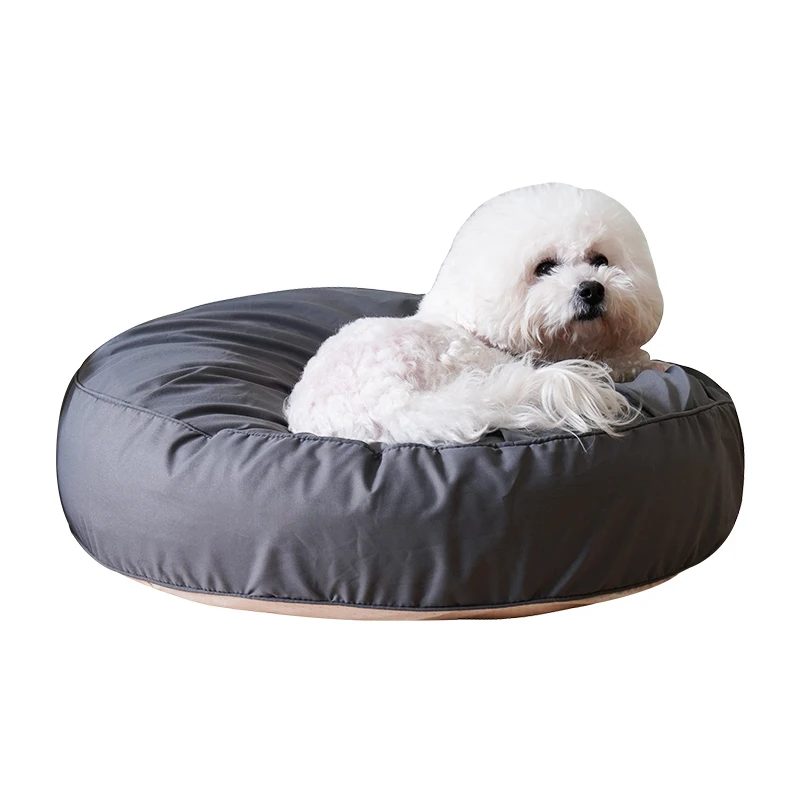 2023 removable cover high resilience washable private label extra round dog sofa cat  pet beds with factory price