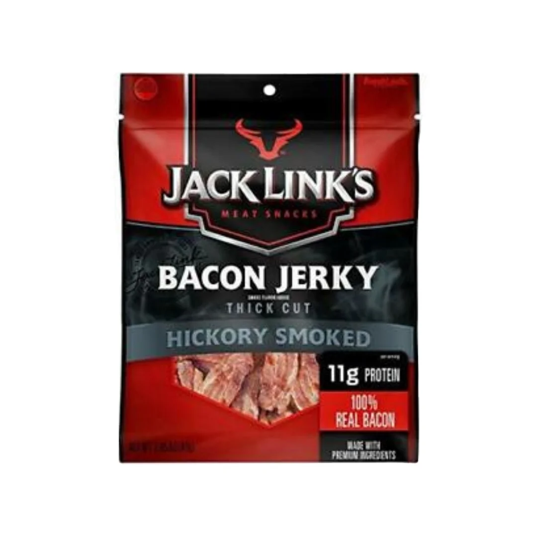 Jack Links Толстая огранка, бекон бекона джерки (1 пакет-2,85 унции)
