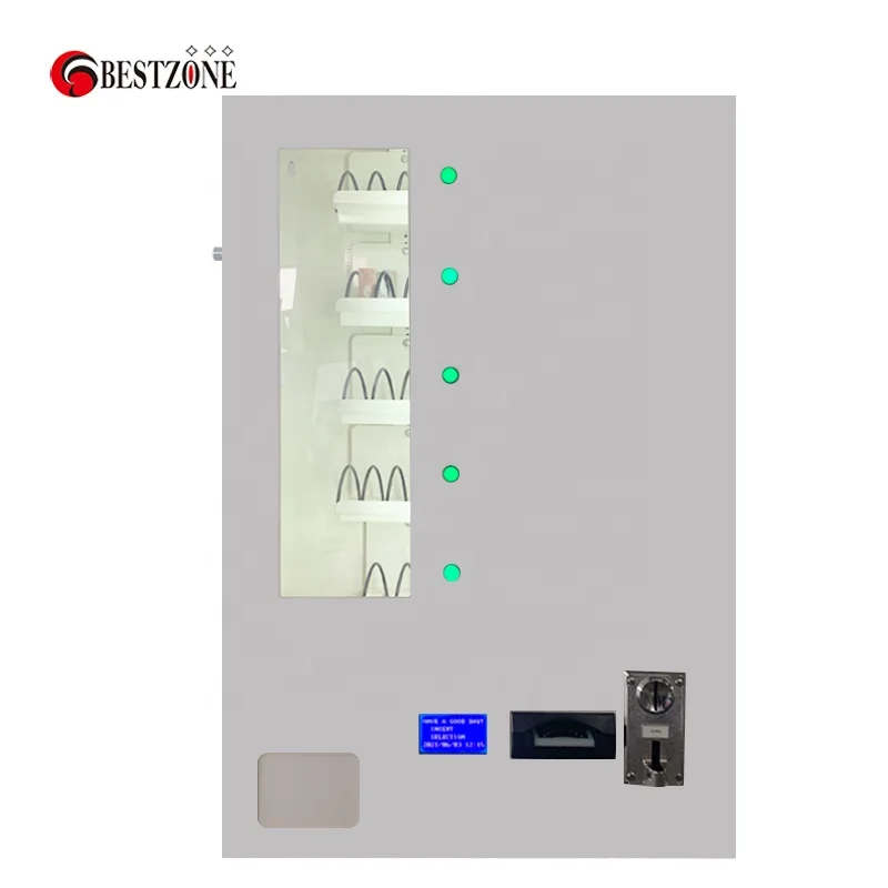 Electronic small fast and convenient payment snack sweet condom wall-mounted desktop vending machine
