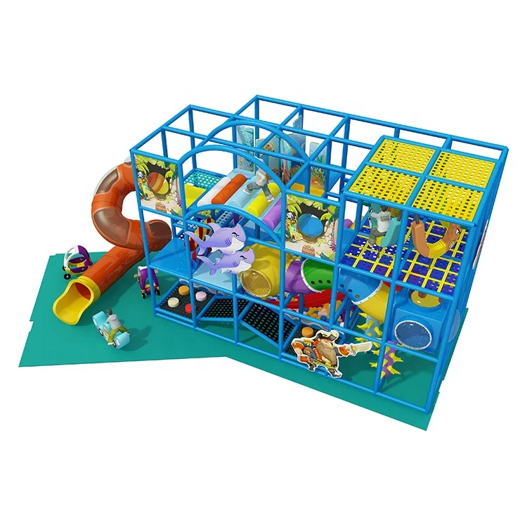 Supermarket play center playground kids indoor, children indoor playground equipment